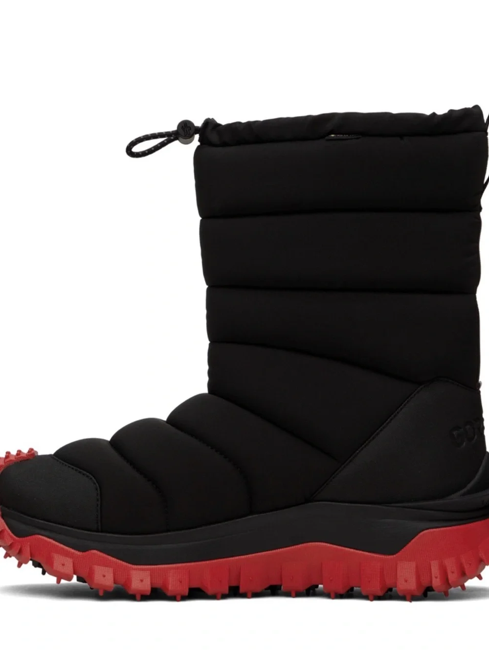 MONCLER black TrailGrip Apres boots